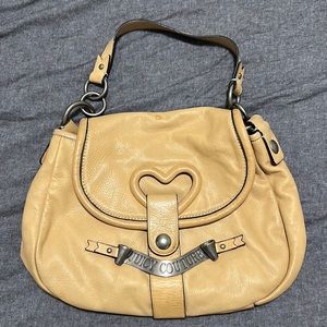 Cute camel leather Juicy shoulder bag